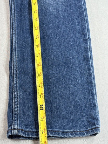 Lee Womens Bootcut Jeans Medium Wash Blue Denim Mid Rise Stretch Pocket W32 L31