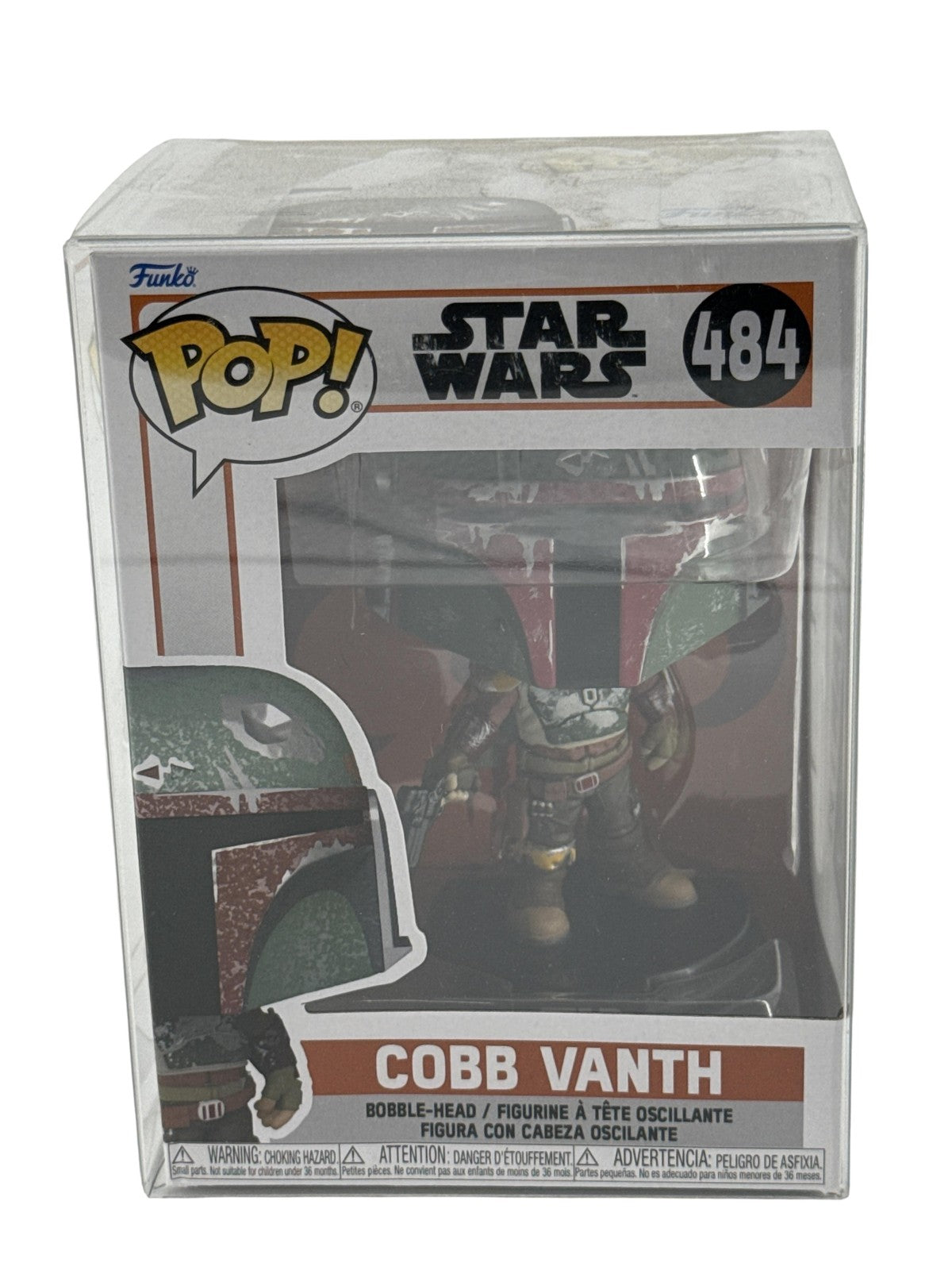 Funko Pop Star Wars Mandalorian Cobb Vanth 484 Bobblehead Figure Green New Box
