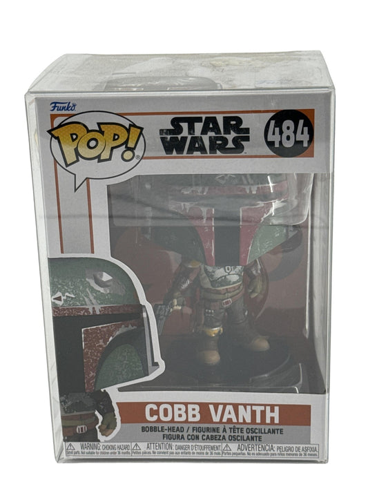 Funko Pop Star Wars Mandalorian Cobb Vanth 484 Bobblehead Figure Green New Box
