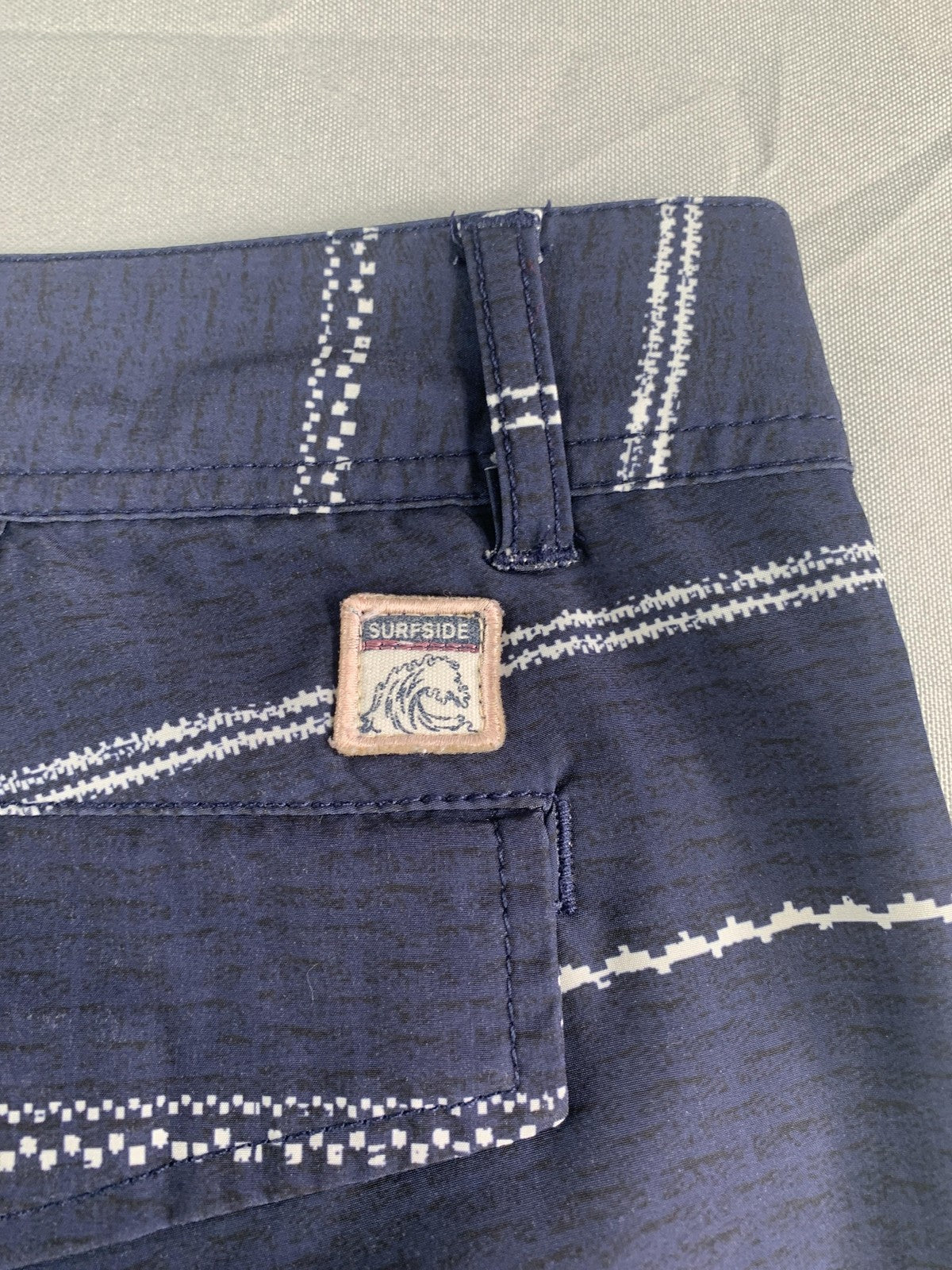 Surfside Supply Shorts Mens 36 Stripe Drawstring Swim Trunks Boardwalk Apparel