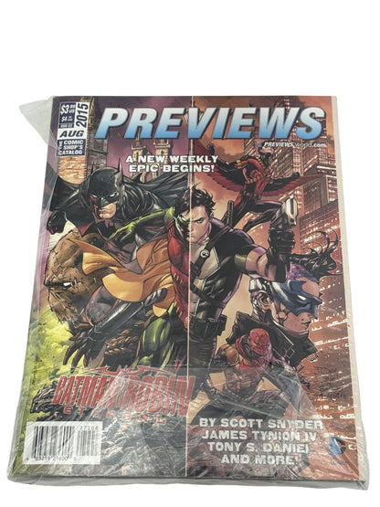 PREVIEWS Comic Shop Catalog Aug 2015 I Hate Fairyland Batman Robin & DC Kids