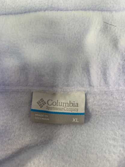 Columbia Jacket Womens XL Lavender Benton Springs Full Zip Fleece Regular Fit