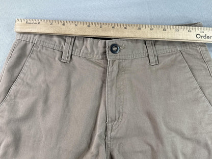 Men's Khaki Shorts 30 Cotton Blend Wear Classic Fit