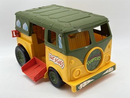 Playmates Toys Party Wagon Vehicle Teenage Mutant Ninja Turtles Green/Yellow Van