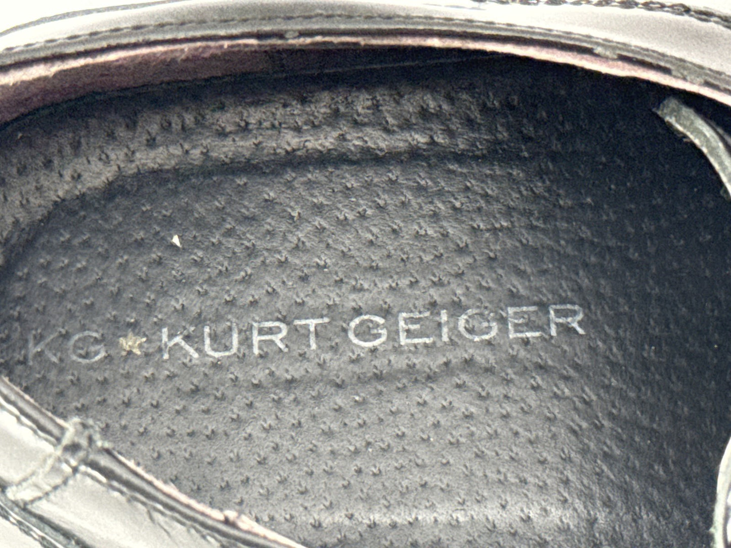 Kurt Geiger Oxford Dress Shoes Mens 43 Black Brown Leather Suede Portugal
