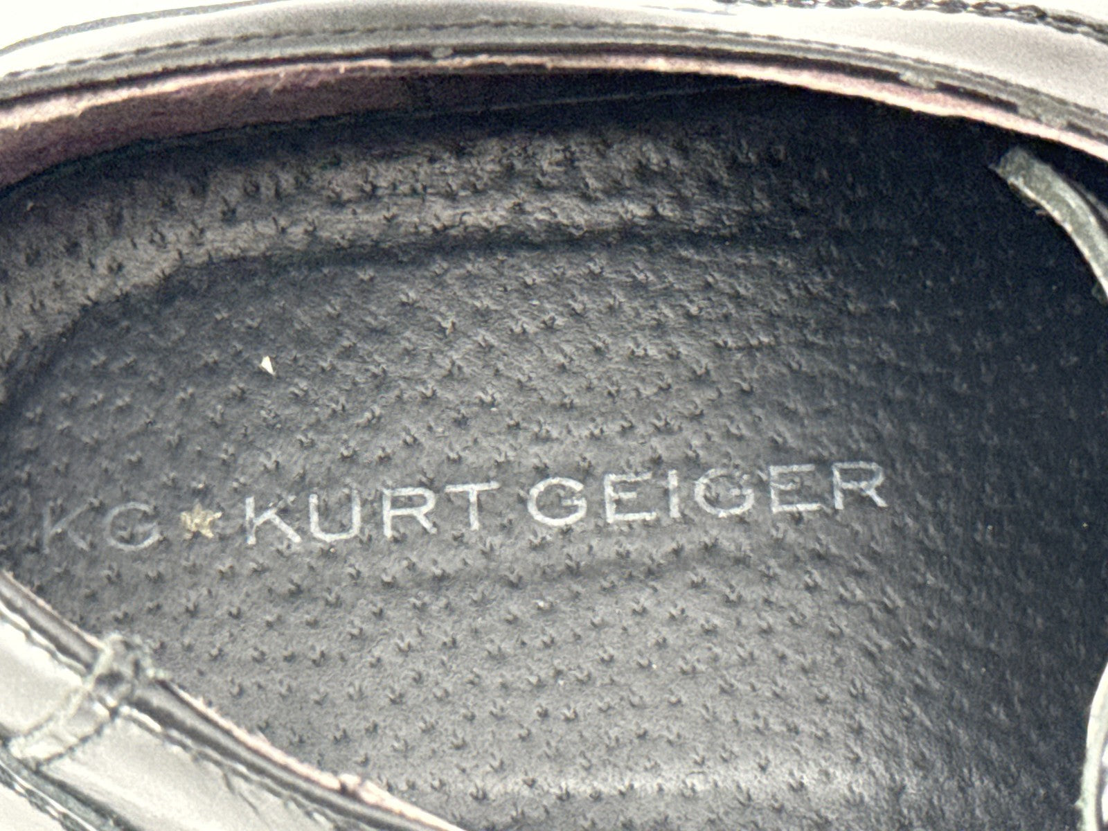 Kurt Geiger Oxford Dress Shoes Mens 43 Black Brown Leather Suede Portugal