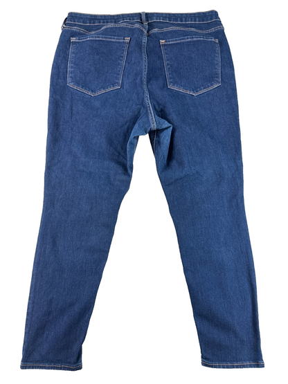Old Navy WOW Super Skinny Jeans Womens 18 Dark Wash Blue High Rise Stretch Denim