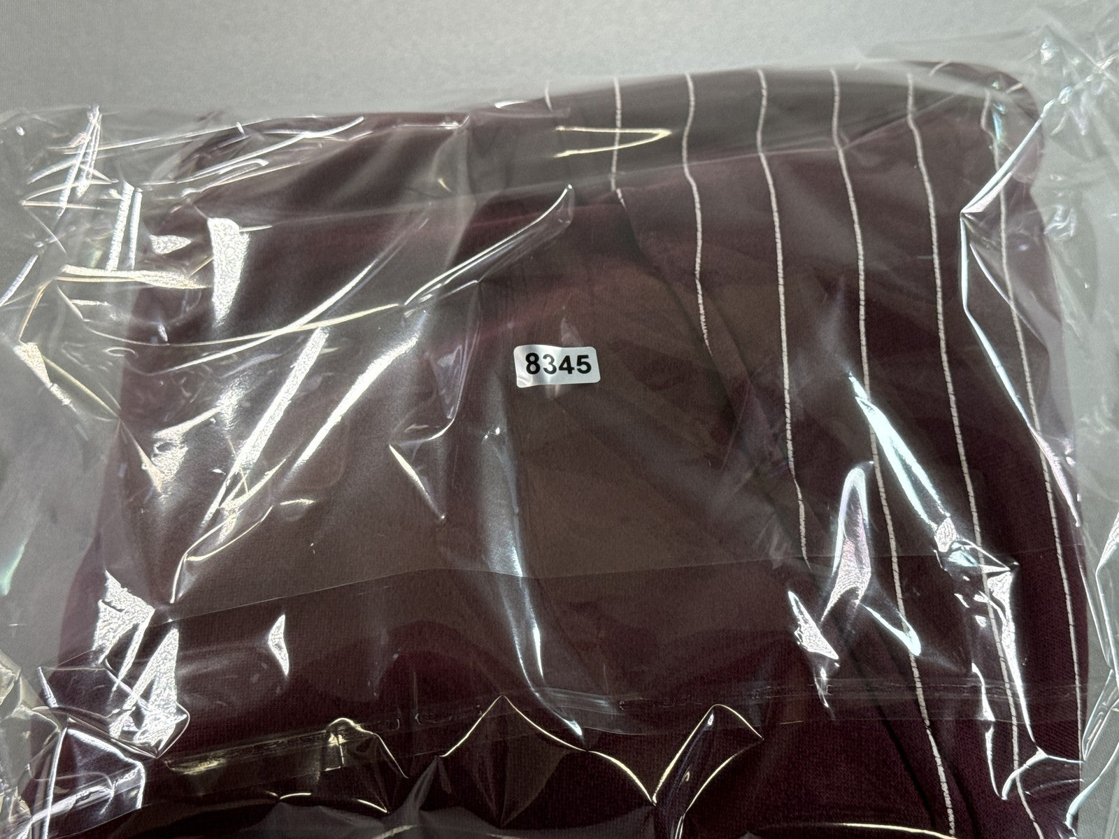 FILA Burgundy Joggers Pants L Cotton Blend Graphic Elastic Waistband Drawstring