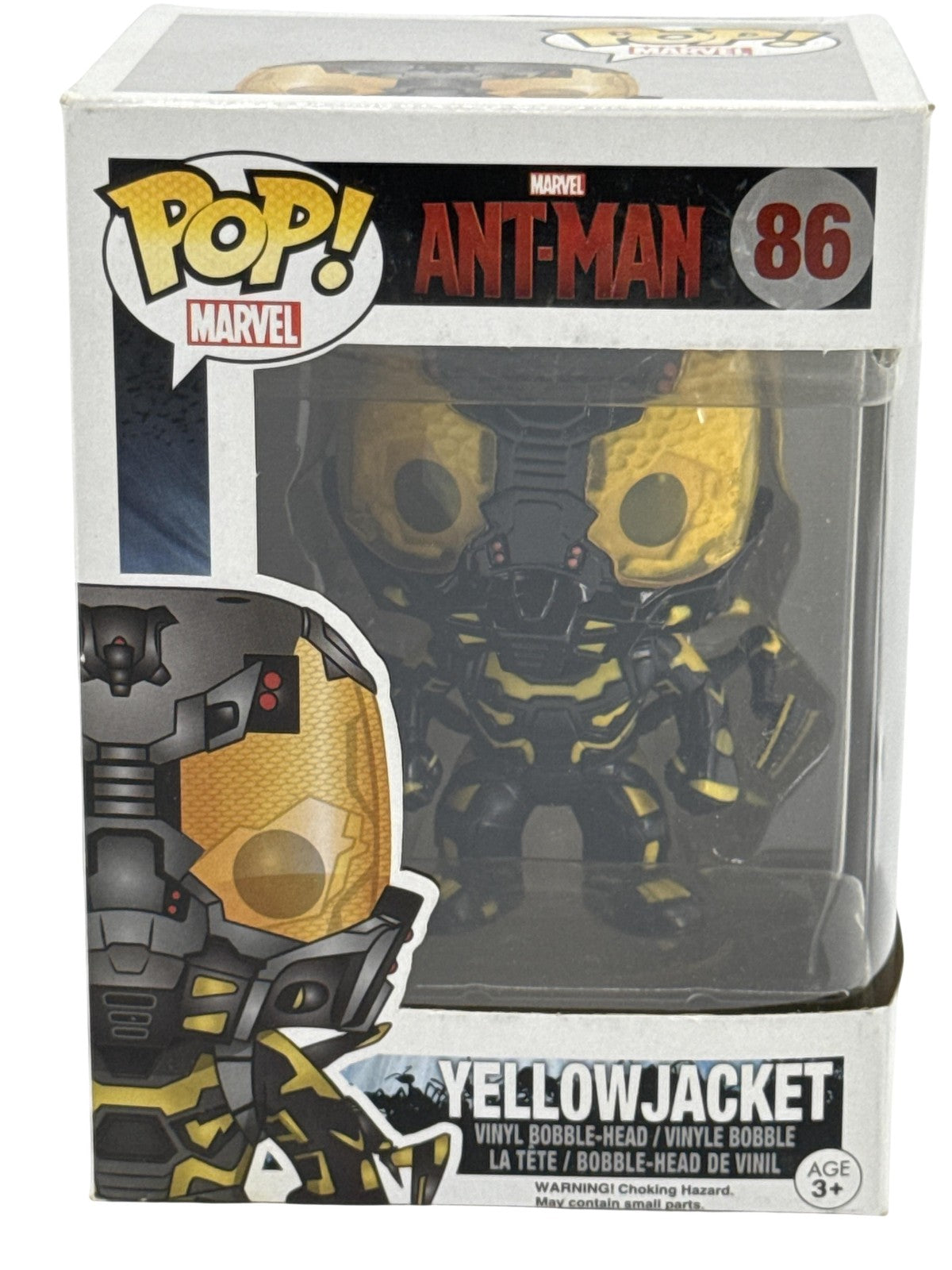 Funko Pop Marvel Ant-Man Yellowjacket #86 Vinyl Bobble Head Figure Movie MCU