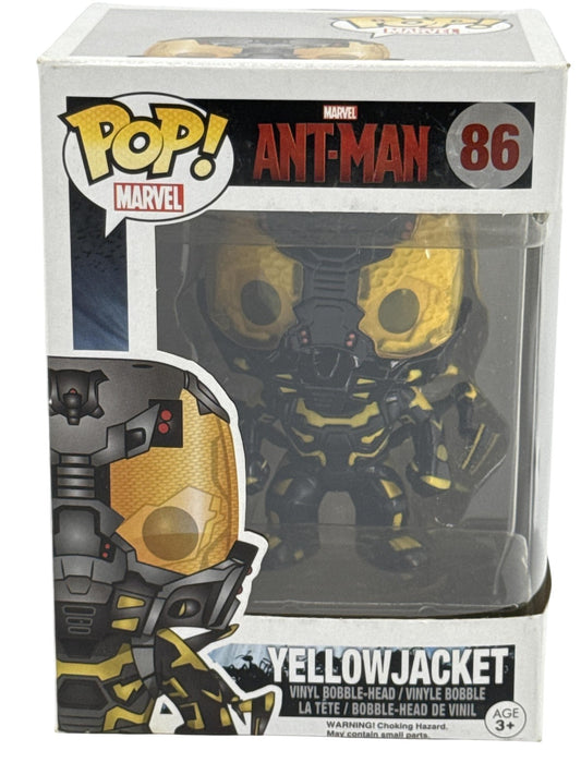Funko Pop Marvel Ant-Man Yellowjacket #86 Vinyl Bobble Head Figure Movie MCU