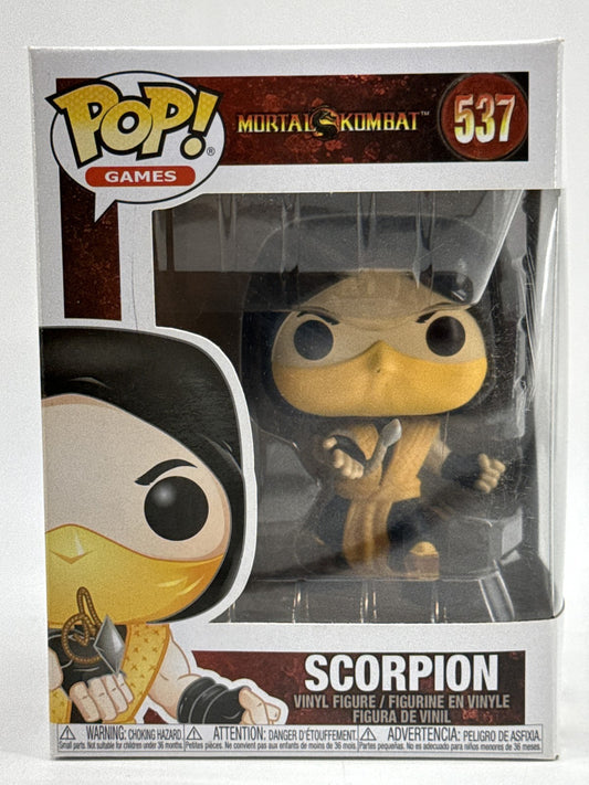 Funko Pop Games Mortal Kombat Scorpion Vinyl Figure Multicolor #537 China