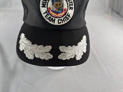 VTG Munitions Master Team Chief Hat Black Snapback Military Mesh Cap Taiwan M/L