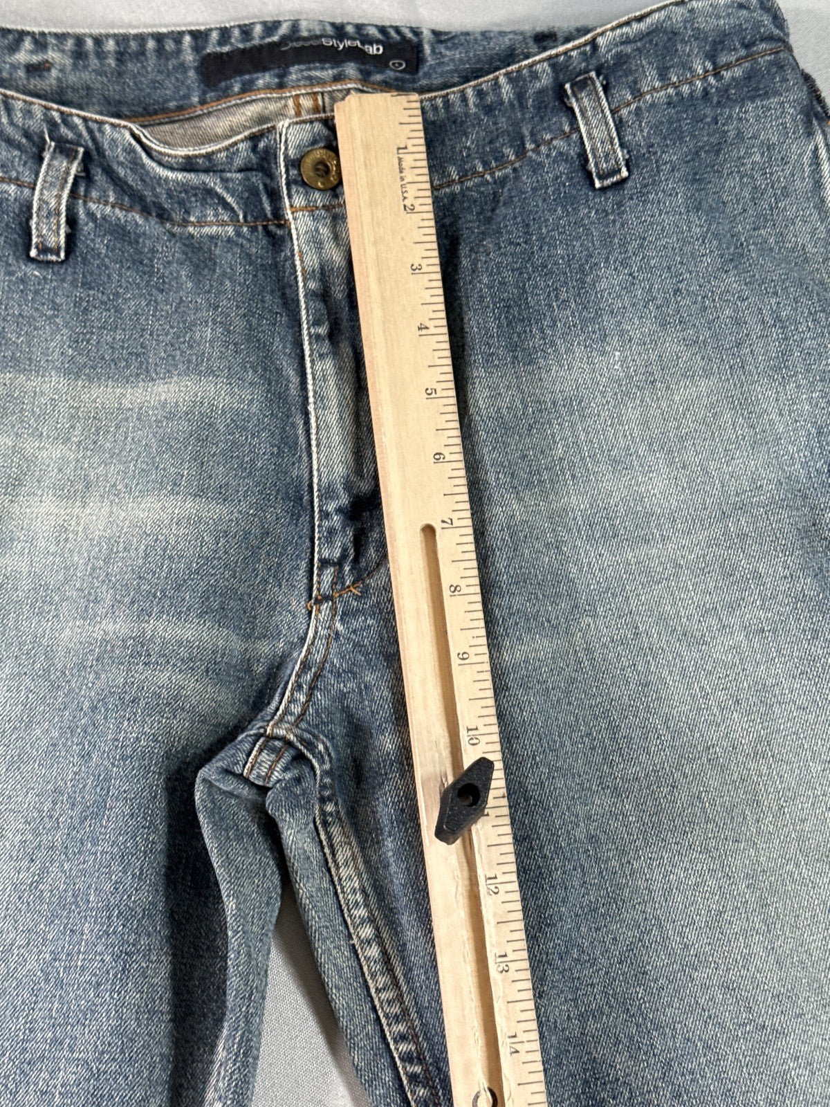 Diesel 737 Bermuda Shorts L Blue 100% Cotton Loose Distressed