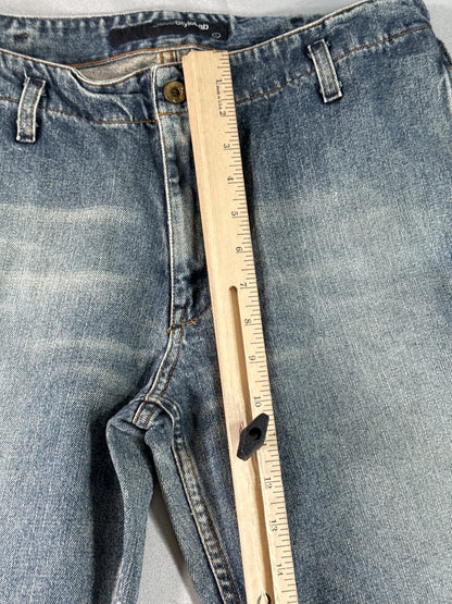 Diesel 737 Bermuda Shorts L Blue 100% Cotton Loose Distressed