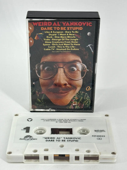 Weird Al Yankovic Dare To Be Stupid Cassette Tape 1985 FZT40033 Rock N Roll NWT