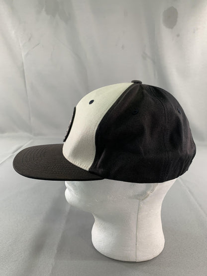 Salty Lifestyle Hat Cap Snap Back Black White Two Tone Embroidered Patch Mens