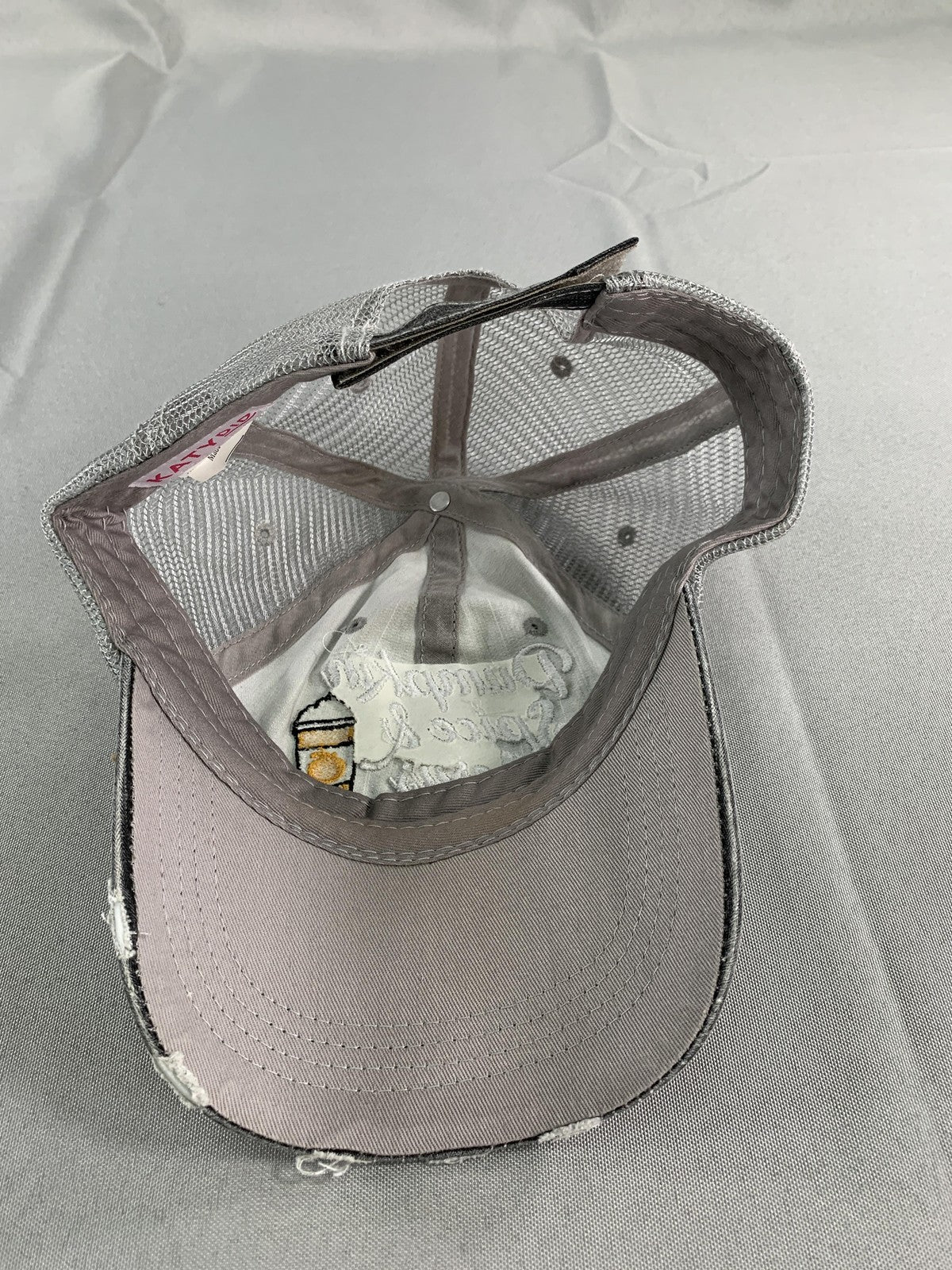 Pumpkin Spice & Jesus Hat Cap Strap Back Black Trucker Mesh Katydid Mens 65