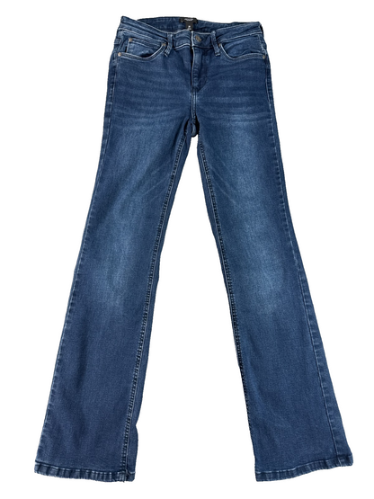 Simply Vera Vera Wang Bootcut Jeans Womens 2R Dark Wash Mid Rise Stretch