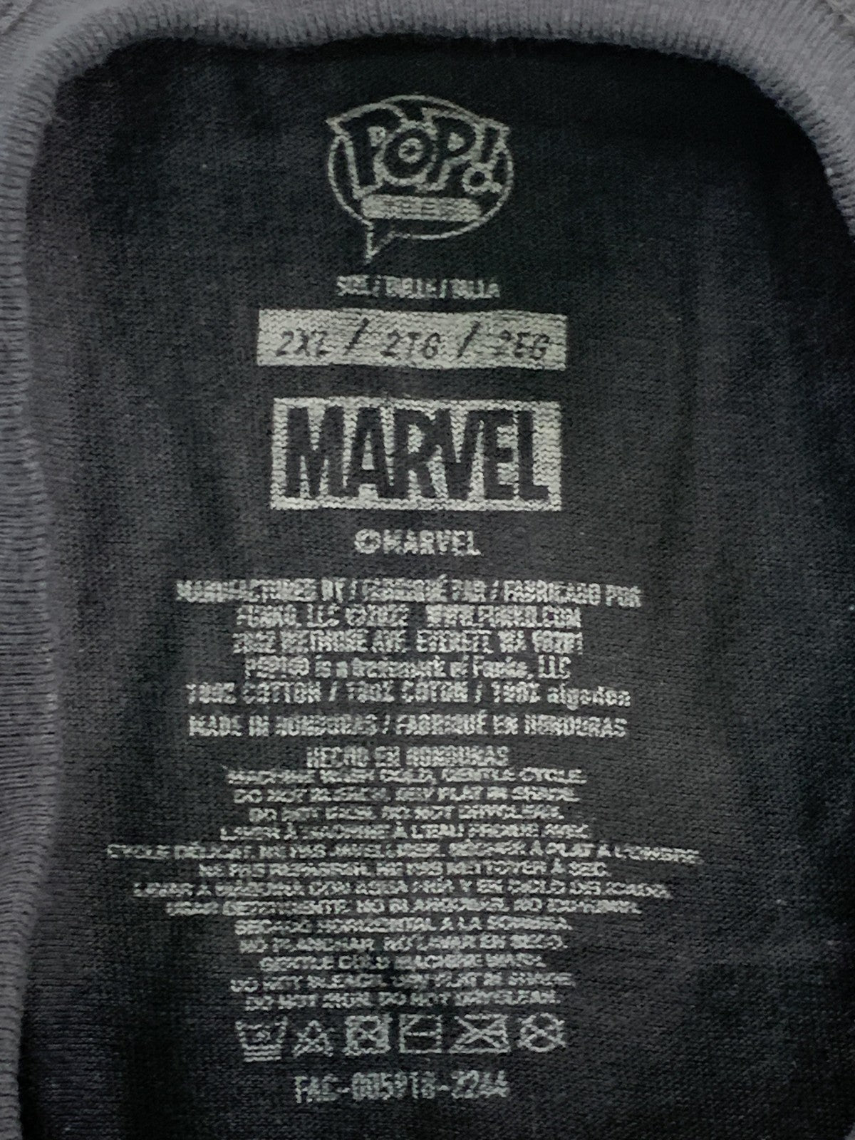 Marvel Shirt Mens 2XL Black Rescue The Infinity Saga Funko Pop Graphic Crewneck