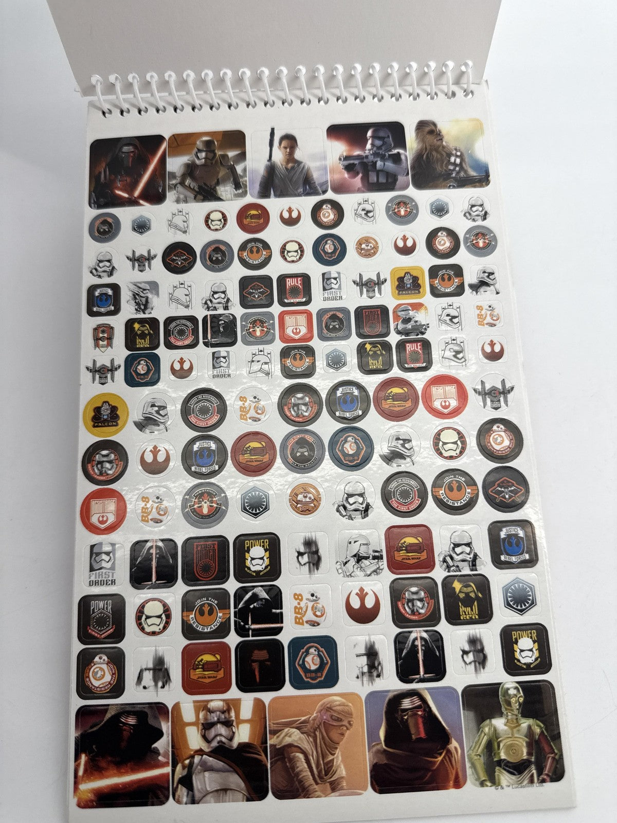 Star Wars Force Awakens Ultimate Sticker Collection Stickerscapes 2 Book Fun Pad