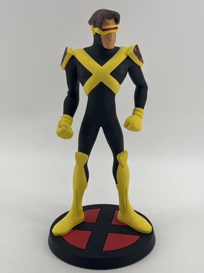 Hard Hero Marvel X-Men Evolution Cyclops Maquette Statue Yellow Black Apparel