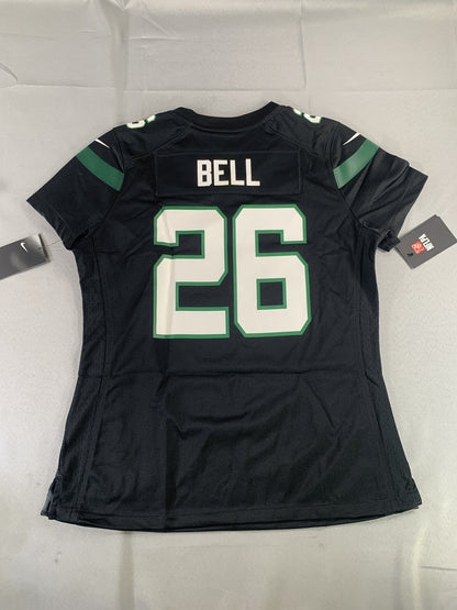 New York Jets Jersey Womens Large NFL Football LeVeon Bell 26 Nike On Field