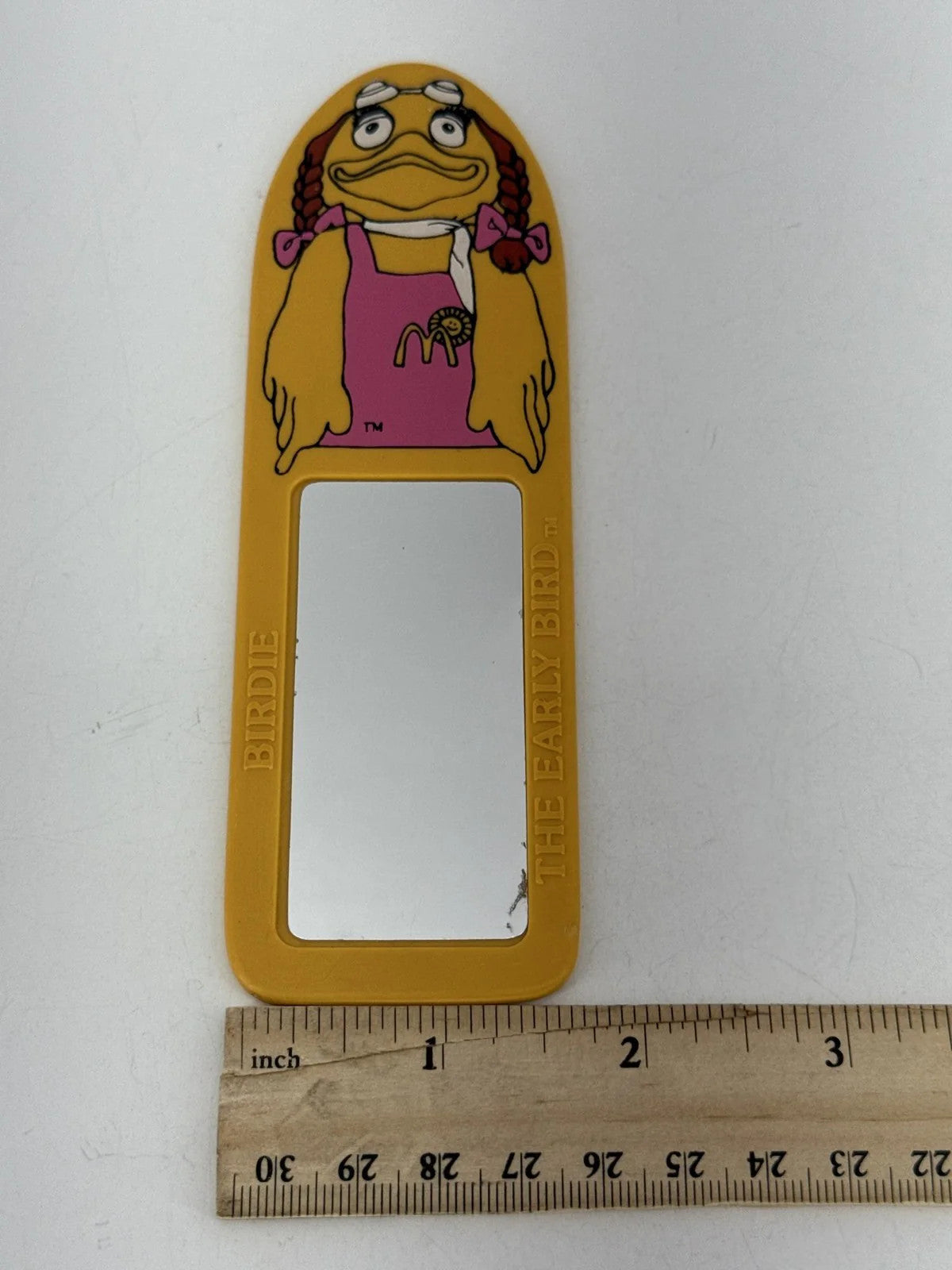 1985 McDonald’s Birdie Early Bird Mirror Bookmark Happy Meal Toy Vintage 80s VTG