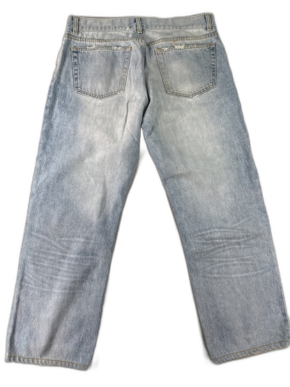 Helmut Lang Straight Leg Jeans 36 Light Wash 100% Cotton Regular Fit