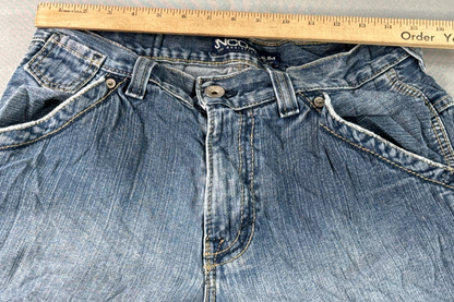 JNCO Denim Cargo Shorts Mens 32 Blue Carpenter Skater Baggy Y2K Jean Shorts