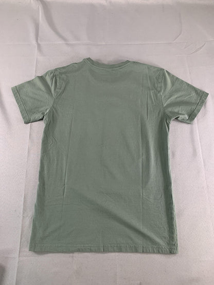 AS Colour Shirt Mens Small Green Anime Cat Graphic Tee T-Shirt Kawaii Manga