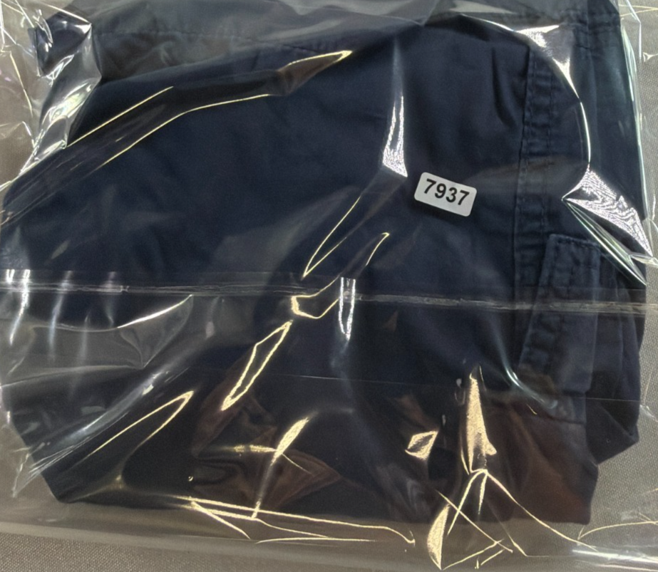 Bundle Boys Old Navy Blue Cargo Beige Pull Up Shorts Set of 2 Size Large 10-12