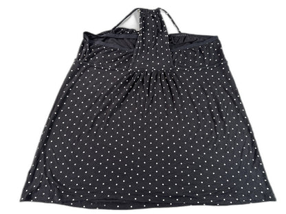 Secret Treasures Sleep Dress 3X 3X/3XG Black Polka Dot Rayon Spandex Nightgown