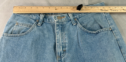 Wrangler Jeans Mens 31 Vintage Light Wash Denim Straight Leg 97601SB Workwear