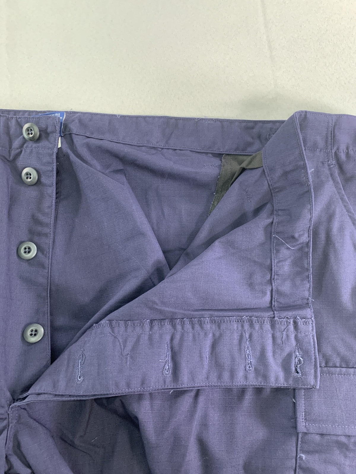Propper Pants Mens 5XLS Navy Blue BDU Trouser Battle Rip Cargo Tactical code on