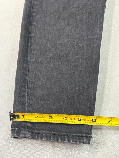 Ava & Viv Jeans Womens 18W Washed Black High Rise Skinny Stretch Plus Comfort