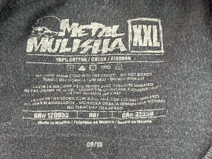 Metal Mulisha Skull Graphic Tee XXL Black 100% Cotton Regular Fit Short Y2K