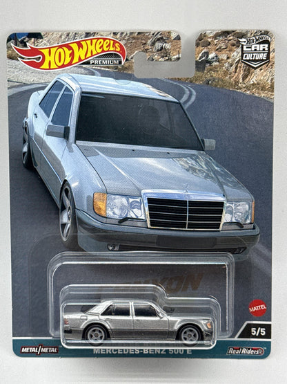Hot Mercedes Benz Wheels Premium 500 Diecast Car 1:64 Silver Metal