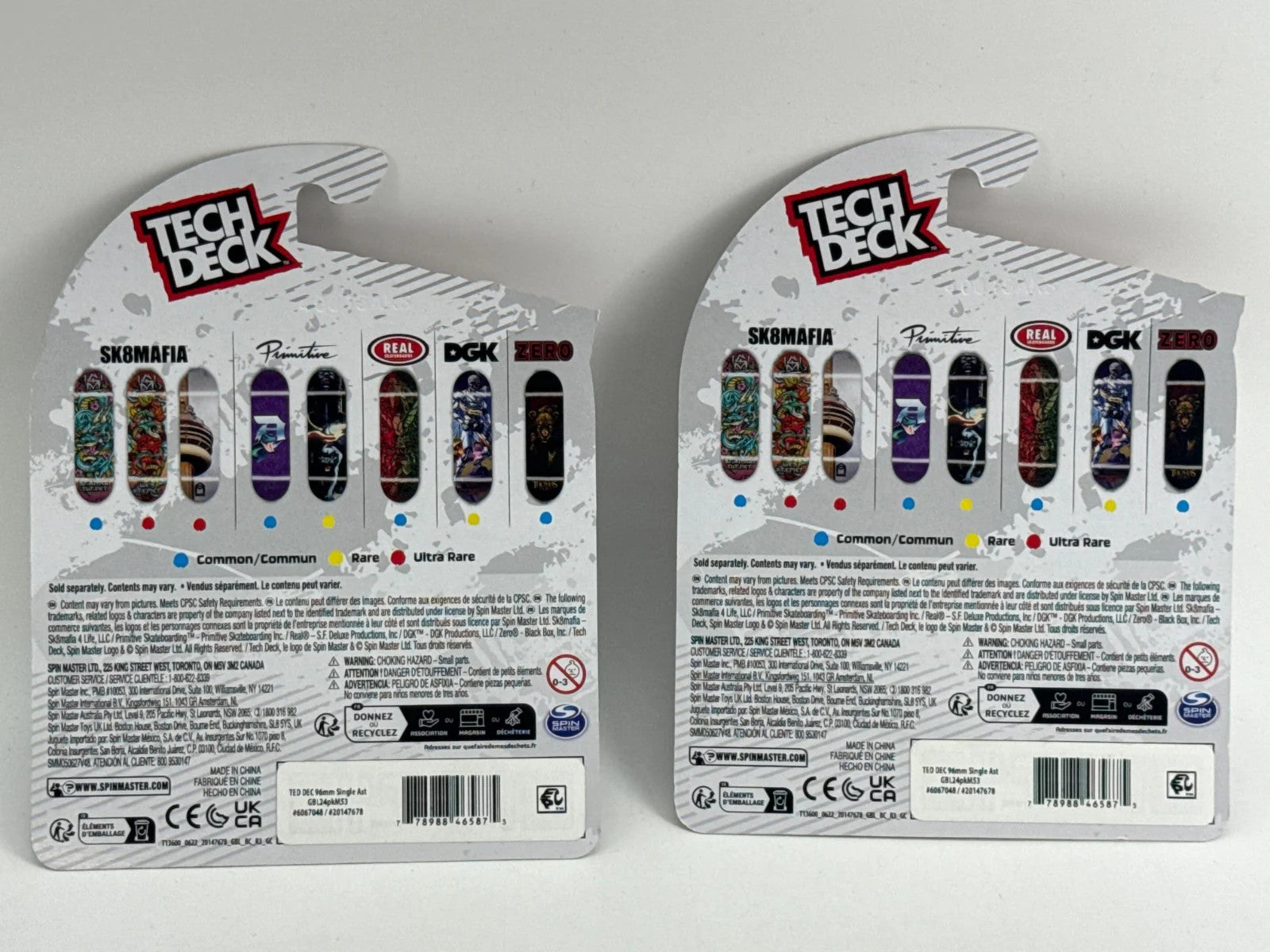 Tech Deck Fingerboard Lot of 2 SK8MAFIA Mini Skateboards Spin Master Sealed NIP