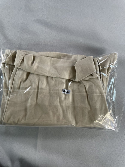 Sonoma Capri Pants Womens 14 Beige Stretch Cropped Chino Casual Original Light
