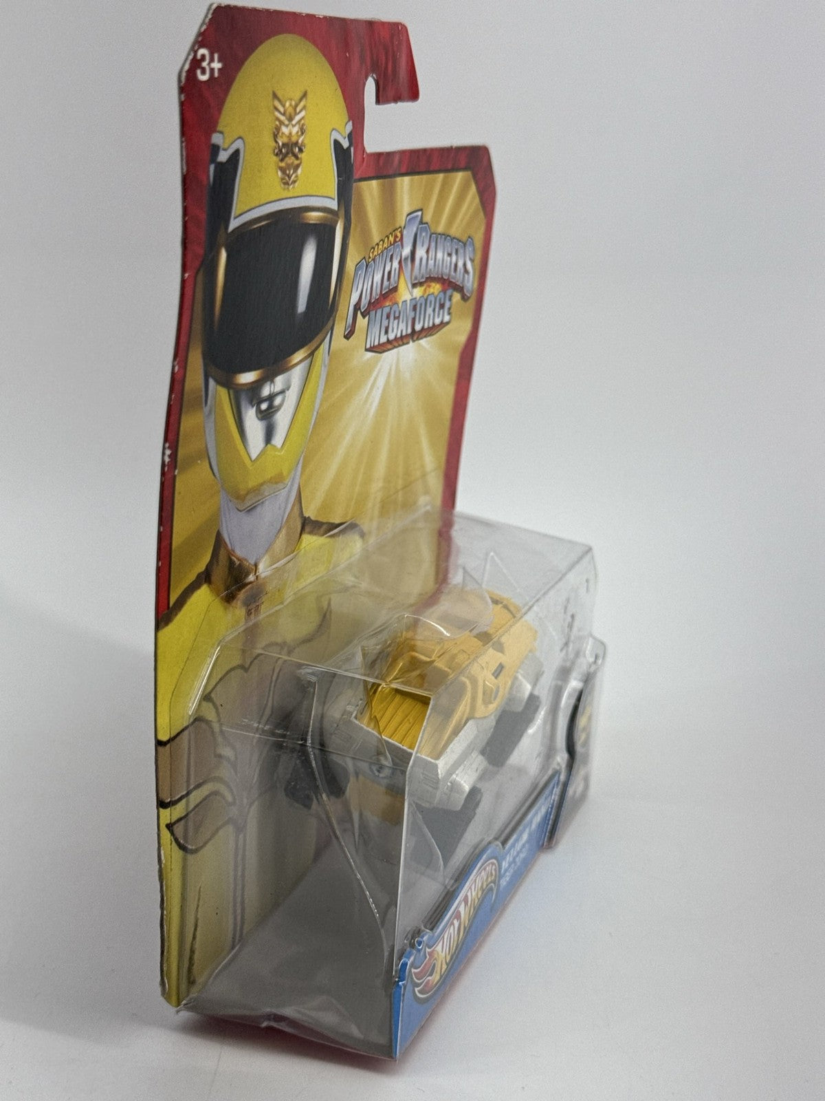 Hot Wheels Power Rangers Yellow Tiger Zord 2013 Megaforce Diecast Sealed Apparel