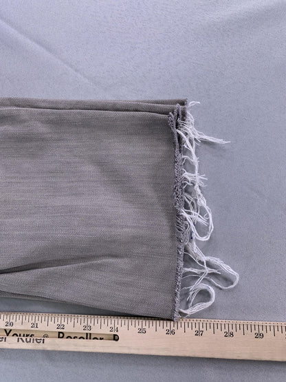 Cohesive & Co Jeans Mens 34x31 Gray Distressed Straight Leg Button Fly Raw Edge