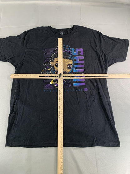Marvel Black Panther Shuri Shirt Mens XL Black Wakanda Forever Legacy Tee Pop