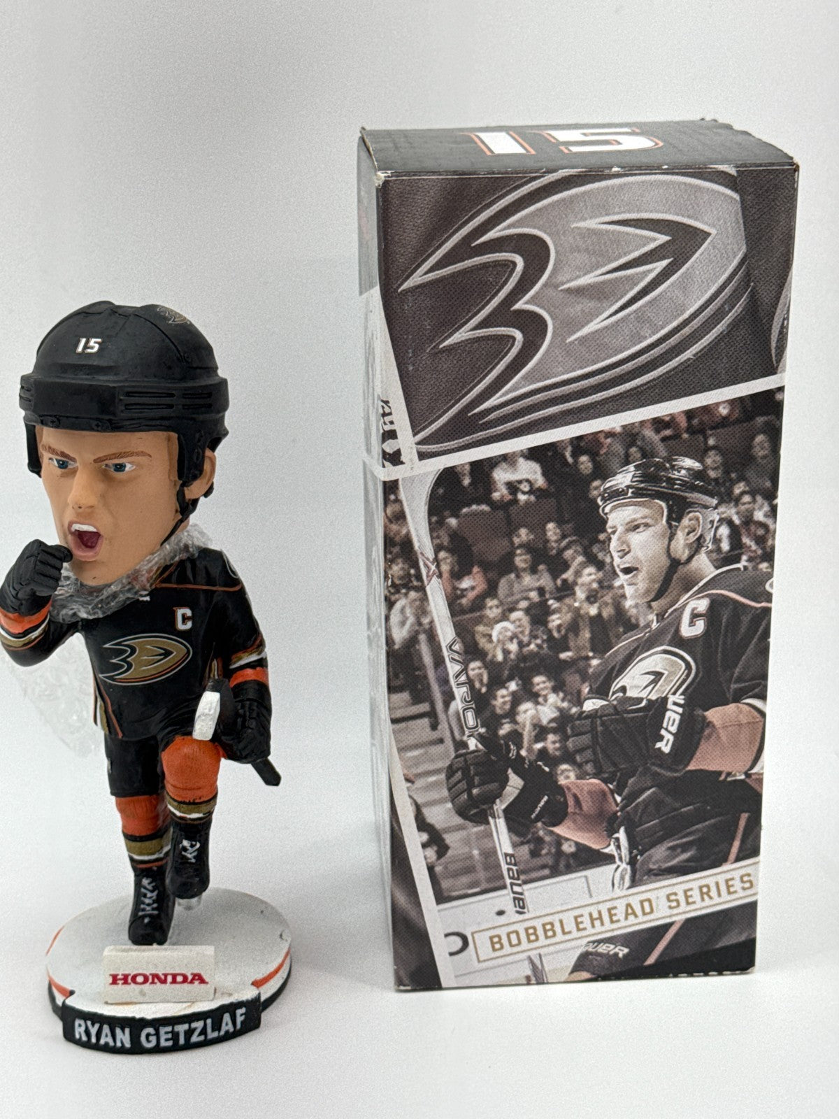 Ryan Getzlaf Anaheim Ducks #15 Bobblehead SGA Kloanz Captain NHL Hockey w Box
