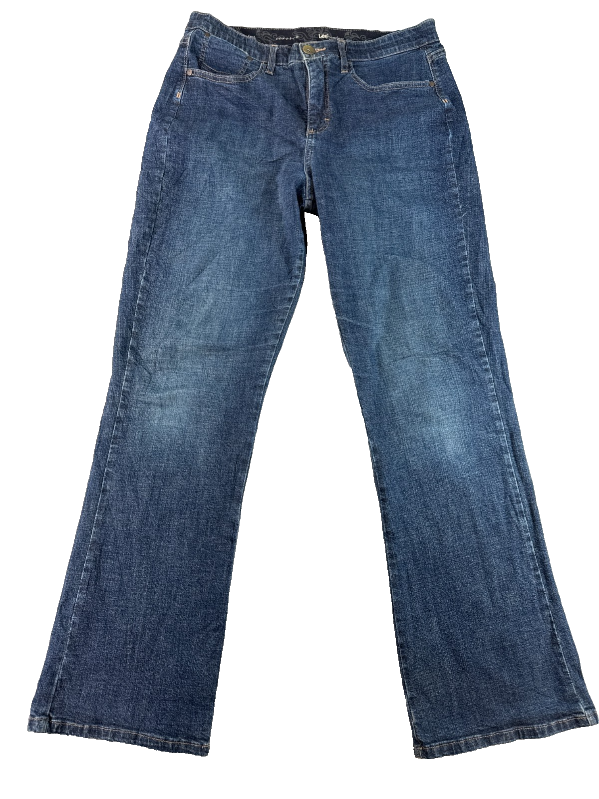 Lee Comfort Waistband Stretch Bootcut Jeans Women’s 12 Medium Blue Denim