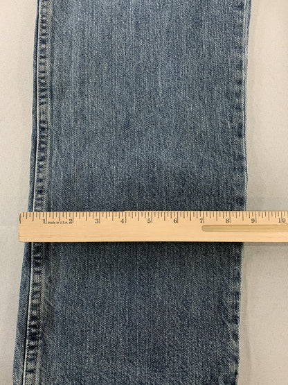 Wrangler Jeans Mens 38x32 Blue Regular Fit 965TQS Denim Straight Leg Authentic