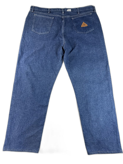Bulwark FR Jeans Mens 46x32 Blue Denim Straight Leg Flame Resistant Made in USA