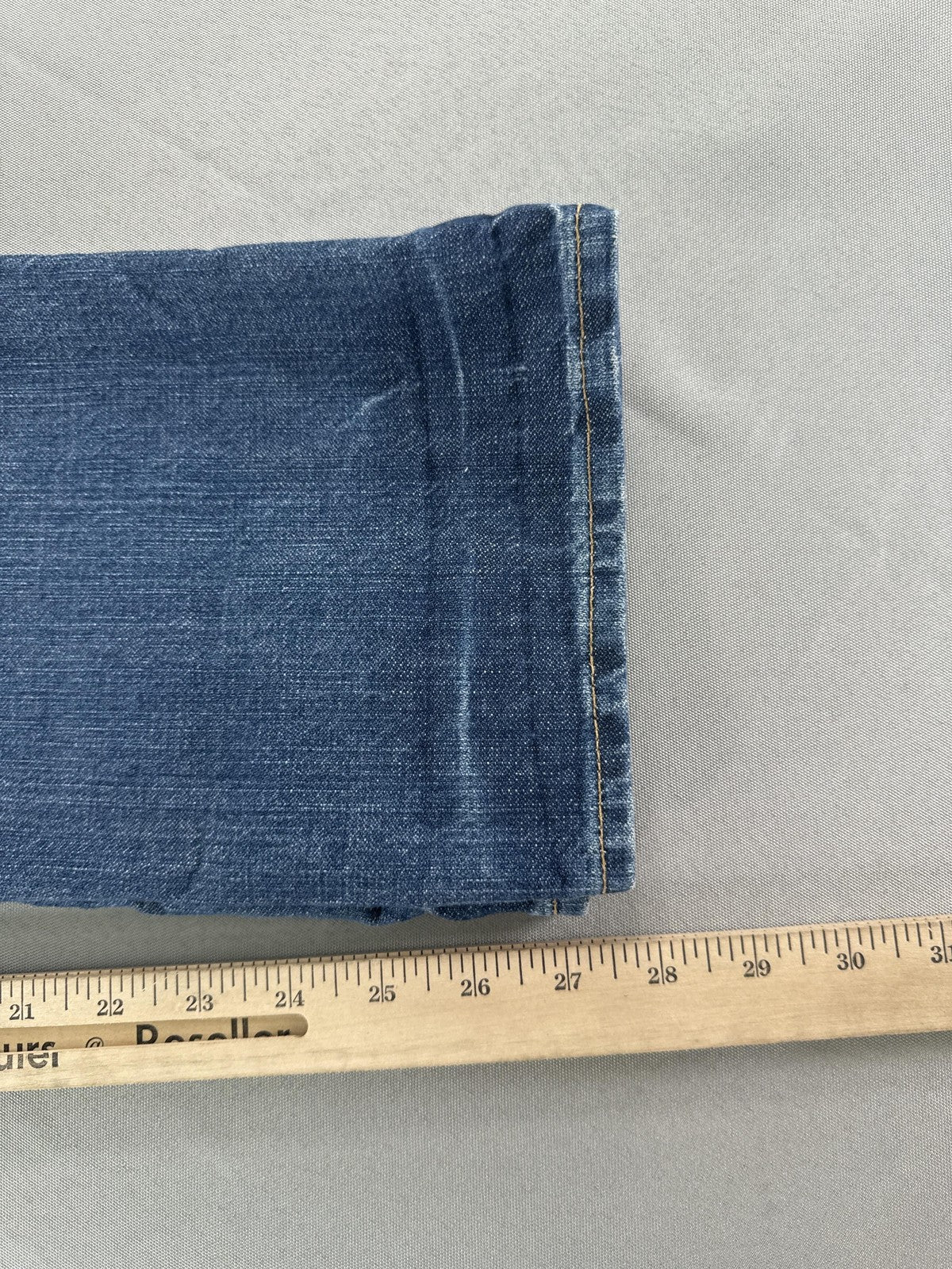 Abercrombie & Fitch Jeans Womens 6 W28 Distressed Selvedge Denim Straight Leg