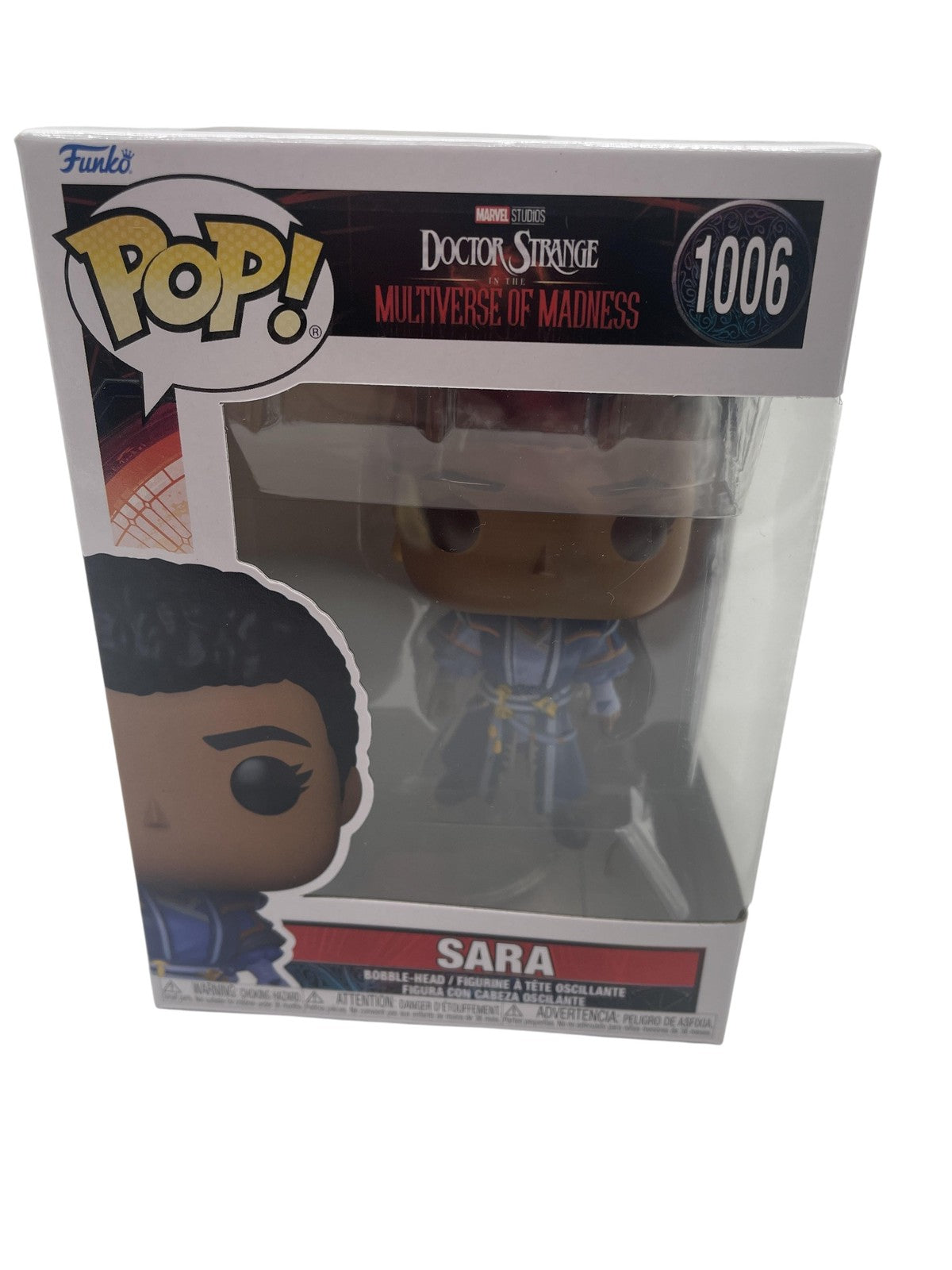 Funko Pop Marvel Dr Strange Multiverse Of Madness Sara 1006 Figure Boxed Blue