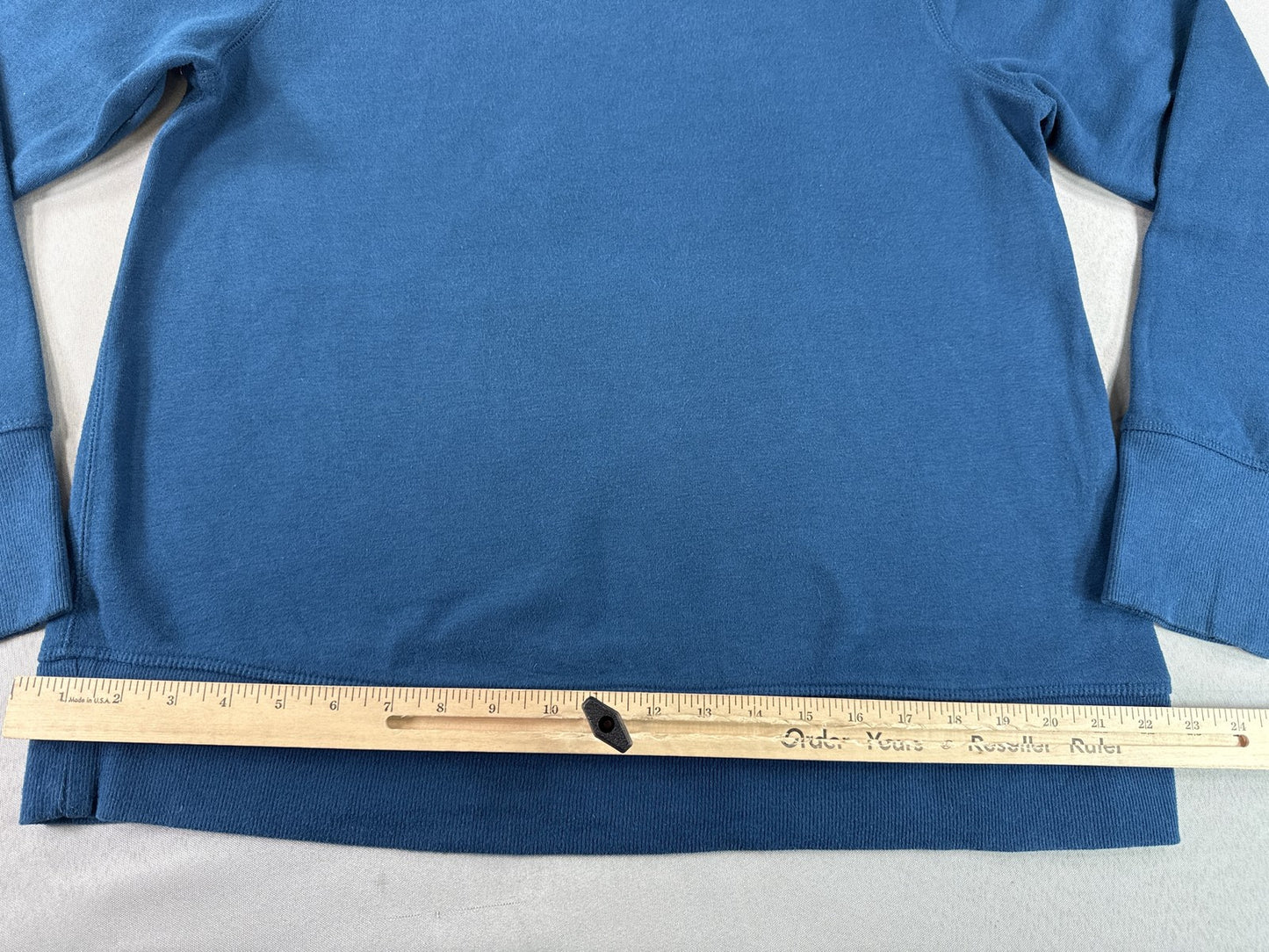 Tek Gear Pullover Sweatshirt XL Blue Cotton Polyester Crewneck Long Sleeve