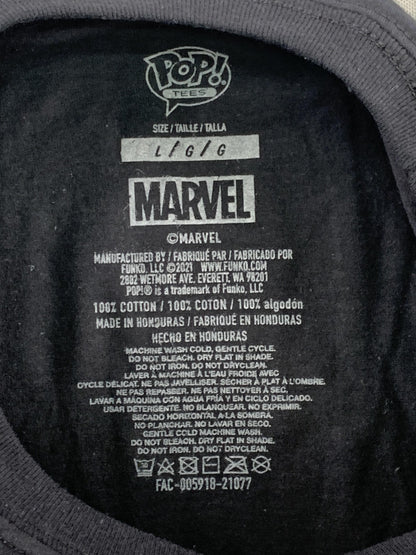 Wolverine Shirt Mens Large Black Marvel Pop Tees Graphic Neon Superhero Retro